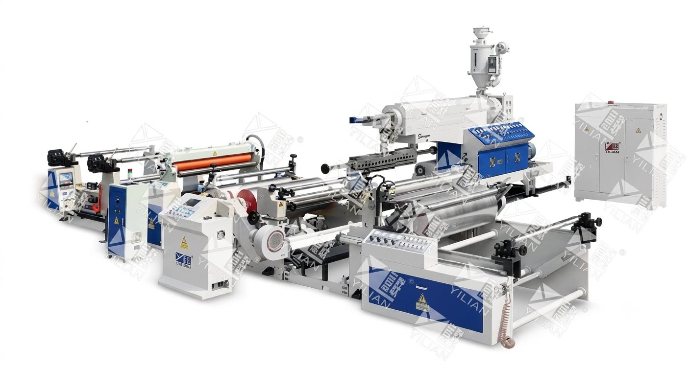 Yilian SJFM-1300A PE Coating Machine -2018 — used machine for sale
